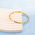 Solid color stainless steel plating bangle
