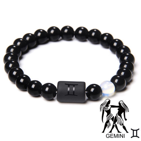 Constellation agate beaded bracelets