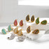 French style simple style water droplets inlay copper zircon ear studs