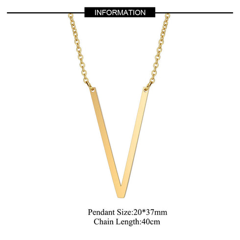 Initial stainless steel polishing plating hollow out 18k gold plated necklace