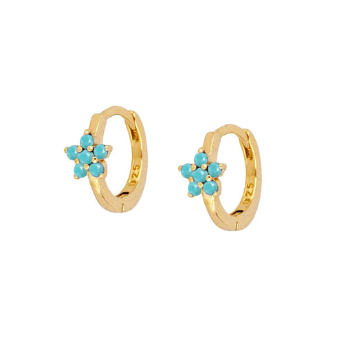 American light luxury s925 silver needle geometric five-pointed