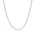 Style geometric stainless steel plating zircon gold plated necklace