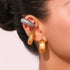 Style solid color plating stainless steel 18k gold plated ear cuffs