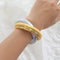 Stainless Steel 18K Gold Plated Bangle In Bulk