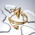 Elegant Triangle Bangle adjustable