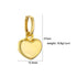Heart shape zircon bracelets earrings necklace in bulk