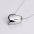 Heart shape stainless steel 18k gold plated pendant necklace