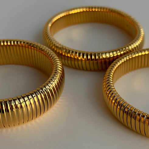 Stainless Steel IG Style Basic Solid Color Bangle