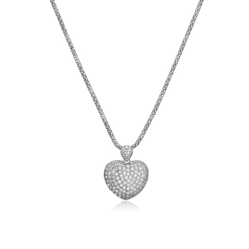 Luxury heart necklace in bulk