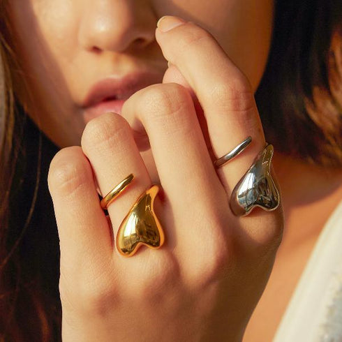 Stainless Steel IG Style Heart Shape Plating