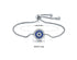 Style round devil eye zircon bracelets