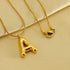Stainless Steel 18K Gold Plated Casual Letter