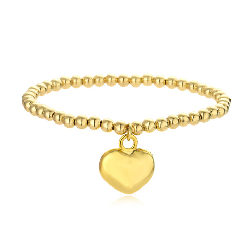Heart shape zircon bracelets earrings necklace in bulk