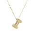 Style letter copper 18k gold plated pendant necklace in bulk