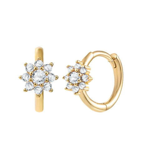 Sweet simple style flower huggies