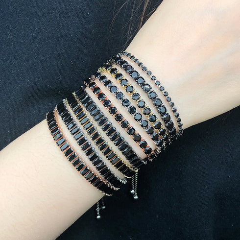 Zircon black bracelets styles
