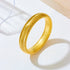 Simple Style Solid Color Stainless Steel 18K Gold Plated Bangle In Bulk