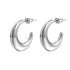Fashion shape plating stainless steel ear studs