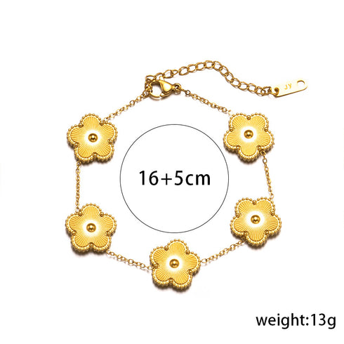 Flower stainless steel titanium steel plating