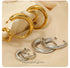 Classic style c shape polishing ear studs