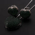Style commute heart shape zircon white gold plated gold plated