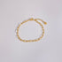 Stainless Steel 16K Gold Plated Bracelets