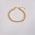 Stainless Steel 16K Gold Plated Bracelets