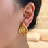 Shell design 18K Gold Plated Ear Studs