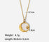 Sun stainless steel plating pendant necklace