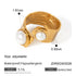 PVD Coated Real Gold Plated 18K Gold Starfish Hippocampus Shell 304 Stainless Steel Vacation Simple Style IG Style Waterproof Non Tarnish Rings Earrings Necklace