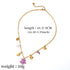 Handmade DIY Stainless Steel 18K Gold Summer Accessories Necklace Luxury Vacation Style Beach Jewelry High-End Feeling Star Pattern