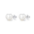 Freshwater pearl sterling silver ear studs