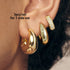 Luxury Zircon Earring Set Tiktok Ins Style Round Shape Gold Plated Copper Jewelry For Party And Daily Use