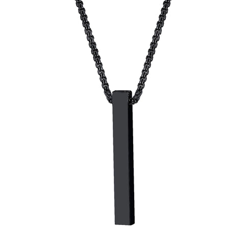 Three-dimensional Cross Pendant Necklace