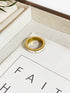 18K Gold Plated Shell Rings