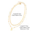Casual Style Letter Stainless Steel Pendant Necklace with ball chain snake chain