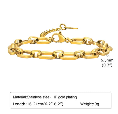 304 Stainless Steel 18K Necklace