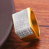 Jewelry Hip-Hop Retro Geometric Copper Zircon Rings