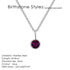 Wholesale Jewelry Simple Style Shiny Round 304 Stainless Steel Rhinestones Inlay Pendant Necklace