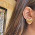 Heart Shape 304 Stainless Steel 18K Gold Plated Ear Studs