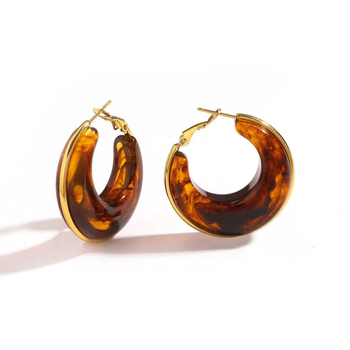 Titanium Steel Earrings 316L Stainless Steel Earring Circle Multi-Functional Quality Suitable For Commuting And Casual Occasions