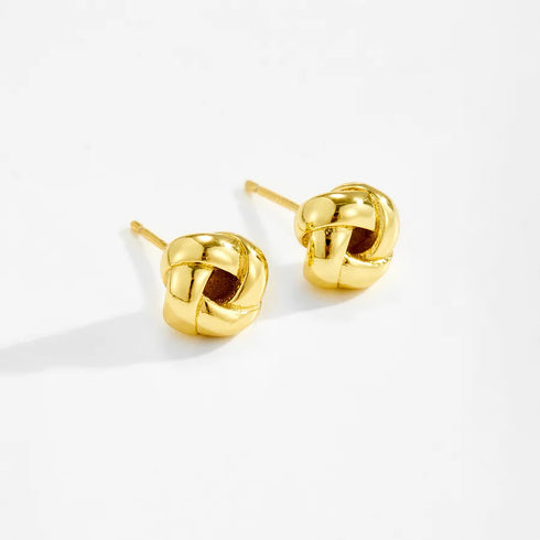 Casual Geometric Line Hoop Earrings Personality Design Sense Fashionable Elegant Women's Jewelry Accessories