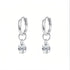 S925 Pure Silver 14K Gold Plated Waterdrop Earrings Women's Unique Design Sensation Ear Jewelry Simple Style Geometric Pattern