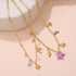 Handmade DIY Stainless Steel 18K Gold Summer Accessories Necklace Luxury Vacation Style Beach Jewelry High-End Feeling Star Pattern
