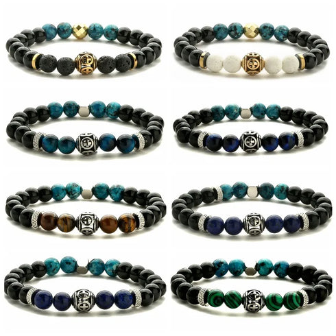 304 Stainless Steel Agate Tiger Eye Wholesale Bracelets