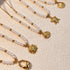 Pearl Retro Vacation Classic Style Tortoise Sun Scallop Necklaces