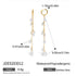 PVD Coated Real Gold Plated Geometric 304 Stainless Steel Elegant Commute Waterproof Non Tarnish Drop Earrings