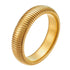 Solid color titanium steel plating gold plated bangle