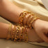 Hip-Hop Punk Classic Gold Plated Bracelets In Bulk