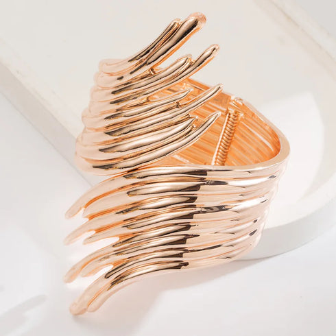 Exaggerated Oversized Geometric Alloy Bangles Wholesale